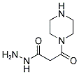 3-OXO-3-PIPERAZIN-1-YL-PROPIONIC ACID HYDRAZIDE Struktur