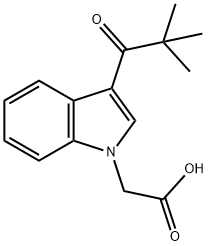 [3-(2,2-DIMETHYL-PROPIONYL)-INDOL-1-YL]-ACETIC ACID Struktur