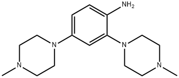 2,4-BIS-(4-METHYL-PIPERAZIN-1-YL)-PHENYLAMINE Struktur