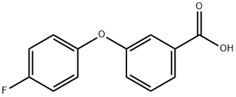 3-(4-FLUOROPHENOXY)BENZOIC ACID Struktur