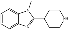 1-METHYL-2-PIPERIDIN-4-YL-1H-BENZIMIDAZOLE Struktur