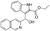 3-(HYDROXY-ISOQUINOLIN-3-YL-METHYL)-1H-INDOLE-2-CARBOXYLIC ACID ETHYL ESTER Struktur