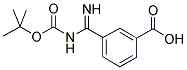 3-(BOC-AMIDINO)-BENZOIC ACID Struktur