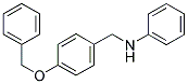 N-[4-(BENZYLOXY)BENZYL]-N-PHENYLAMINE Struktur