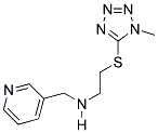 N-(2-((1-METHYL-1H-TETRAZOL-5-YL)THIO)ETHYL)-N-(PYRIDIN-3-YLMETHYL)AMINE Struktur