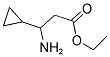 3-AMINO-3-CYCLOPROPYL-PROPIONIC ACID ETHYL ESTER Struktur