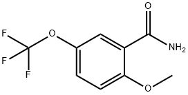 2-METHOXY-5-(TRIFLUOROMETHOXY)BENZAMIDE Struktur