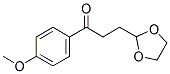 3-(1,3-DIOXOLAN-2-YL)-4'-METHOXYPROPIOPHENONE Struktur