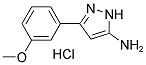 3-(3-METHOXYPHENYL)-1H-PYRAZOL-5-AMINE HYDROCHLORIDE Struktur