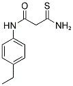 3-AMINO-N-(4-ETHYLPHENYL)-3-THIOXOPROPANAMIDE Struktur