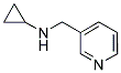 CYCLOPROPYL-PYRIDIN-3-YLMETHYL-AMINE Struktur