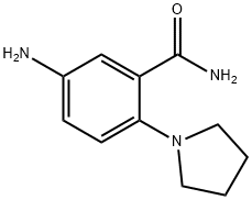 5-AMINO-2-PYRROLIDIN-1-YL-BENZAMIDE Struktur