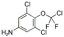 3,5-DICHLORO-4-(CHLORODIFLUOROMETHOXY)ANILINE Struktur