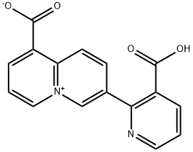 7-(3-CARBOXY-2-PYRIDINYL)-1-QUINOLIZINIUMCARBOXYLATE Struktur