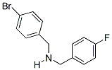 1-(4-BROMOPHENYL)-N-(4-FLUOROBENZYL)METHANAMINE Struktur