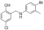 2-[(4-BROMO-3-METHYLANILINO)METHYL]-4-CHLOROBENZENOL Struktur