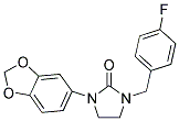 1-(1,3-BENZODIOXOL-5-YL)-3-(4-FLUOROBENZYL)IMIDAZOLIDIN-2-ONE