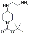 4-N-(2-AMINOETHYL)-1-N-BOC-PIPERIDINE Struktur