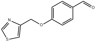 4-(1,3-THIAZOL-4-YLMETHOXY)BENZALDEHYDE Struktur