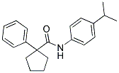 N-(4-(ISOPROPYL)PHENYL)(PHENYLCYCLOPENTYL)FORMAMIDE Struktur