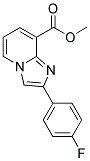 METHYL 2-(4-FLUOROPHENYL)IMIDAZO[1,2-A]PYRIDINE-8-CARBOXYLATE Struktur