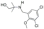 2-((3,5-DICHLORO-2-METHOXYBENZYL)AMINO)-2-METHYLPROPAN-1-OL Struktur