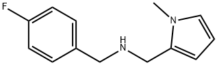 (4-FLUORO-BENZYL)-(1-METHYL-1H-PYRROL-2-YLMETHYL)-AMINE Struktur