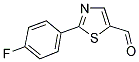 2-(4-FLUOROPHENYL)THIAZOLE-5-CARBALDEHYDE Struktur