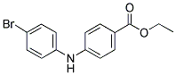 4-(4-BROMO-PHENYLAMINO)-BENZOIC ACID ETHYL ESTER Struktur