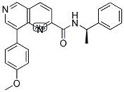 8-(4-METHOXYPHENYL)-N-[(1R)-1-PHENYLETHYL]-1,6-NAPHTHYRIDINE-2-CARBOXAMIDE Struktur