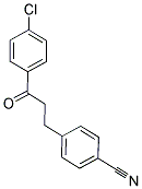 4'-CHLORO-3-(4-CYANOPHENYL)PROPIOPHENONE Struktur