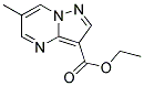 6-METHYL-PYRAZOLO[1,5-A]PYRIMIDINE-3-CARBOXYLIC ACID ETHYL ESTER Struktur