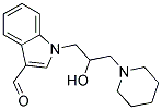 1-(2-HYDROXY-3-PIPERIDIN-1-YL-PROPYL)-1H-INDOLE-3-CARBALDEHYDE Struktur