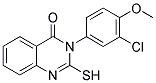 3-(3-CHLORO-4-METHOXY-PHENYL)-2-MERCAPTO-3H-QUINAZOLIN-4-ONE Struktur