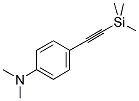 1-TRIMETHYLSILYLETHYNYL-4-DIMETHYLANILINE Struktur