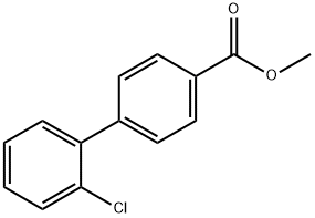 METHYL 2'-CHLORO[1,1'-BIPHENYL]-4-CARBOXYLATE Struktur