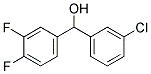 3-CHLORO-3',4'-DIFLUOROBENZHYDROL Structure