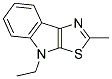 4-ETHYL-2-METHYL-4H-[1,3]THIAZOLO[5,4-B]INDOLE Struktur