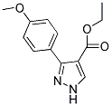 ETHYL-3-(4-METHOXYPHENYL)PYRAZOLE-4-CARBOXYLATE Struktur