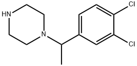 1-[1-(3,4-DICHLORO-PHENYL)-ETHYL]-PIPERAZINE Struktur