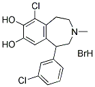 6-CHLORO-1-(3-CHLOROPHENYL)-7,8-DIHYDROXY-3-METHYL-2,3,4,5-TETRAHYDRO-1H-3-BENZAZEPINE Struktur