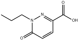 6-OXO-1-PROPYL-1,6-DIHYDROPYRIDAZINE-3-CARBOXYLIC ACID Struktur