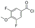 3,5-DIFLUORO-4-METHOXYBENZOYL CHLORIDE Struktur