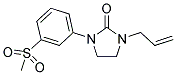 1-ALLYL-3-[3-(METHYLSULFONYL)PHENYL]IMIDAZOLIDIN-2-ONE Struktur