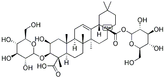 MEDICAGENIC ACID 3,28-DI-O-GLUCOSIDE Struktur