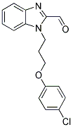 1-[3-(4-CHLOROPHENOXY)PROPYL]-1H-BENZIMIDAZOLE-2-CARBALDEHYDE Struktur