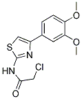 2-CHLORO-N-[4-(3,4-DIMETHOXY-PHENYL)-THIAZOL-2-YL]-ACETAMIDE Struktur