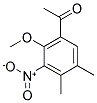 1-(3-NITRO-2-METHOXY-4,5-DIMETHYLPHENYL)ETHANONE Struktur