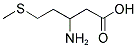 3-AMINO-5-METHYLSULFANYL-PENTANOIC ACID Struktur