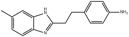 4-[2-(5-METHYL-1 H-BENZOIMIDAZOL-2-YL)-ETHYL]-PHENYLAMINE Struktur